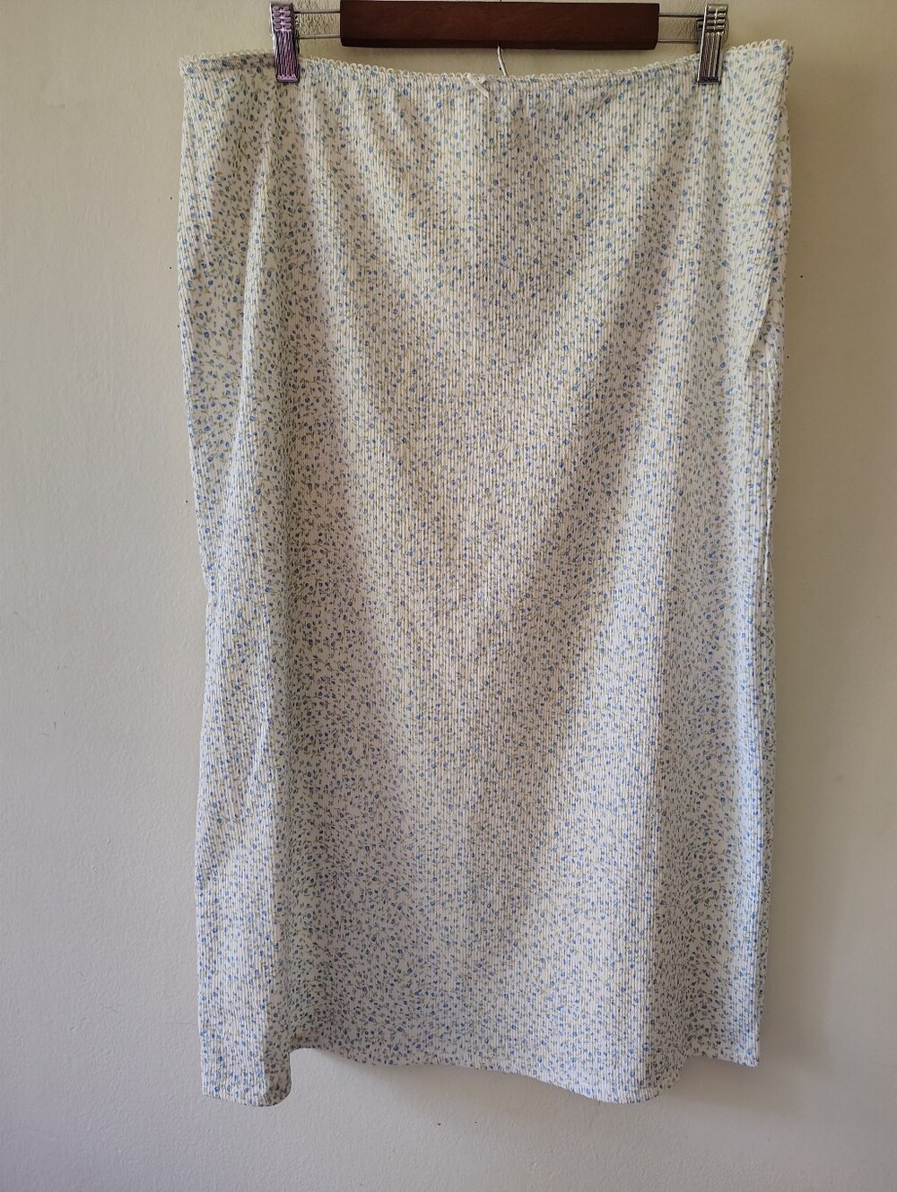 Primark Floral Midi Skirt Large NWT Boho Stretch Cottage Girly Coquette 90s